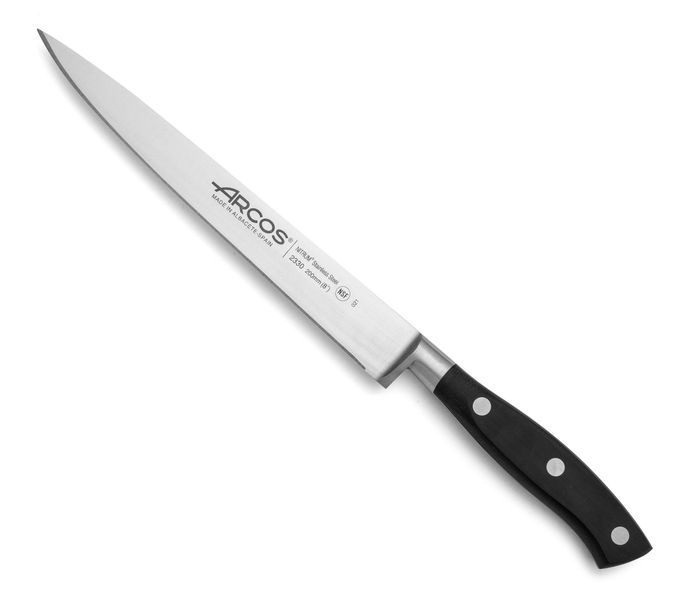 Arcos Knife 200mm Slicing Riviera Forged Steel 233000 - Kitchen Essentials