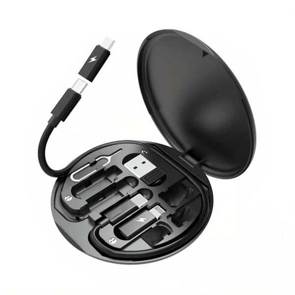 60W USB Fast Charging Cable Set with Type C Micro USB Port &amp; Mobile Stand.