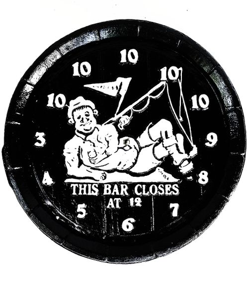 Van Der Merwe Bar Clock