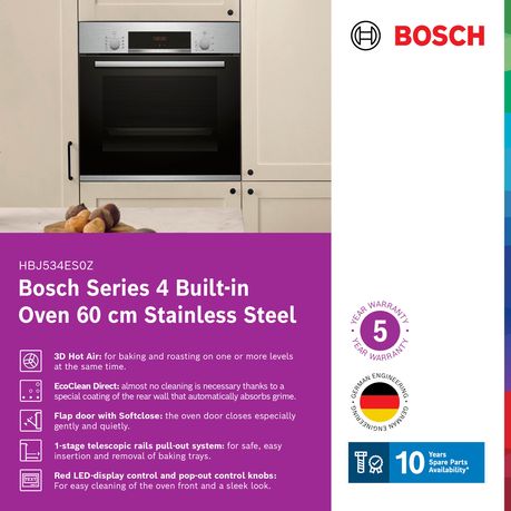 Bosch shop oven hbj534es0z