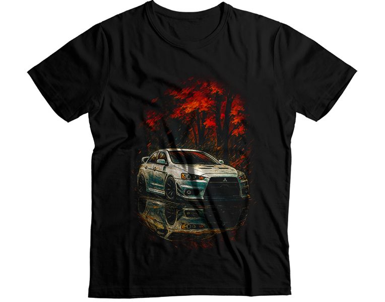 Mitsubishi car Lover High Quality Graphic T-Shirt