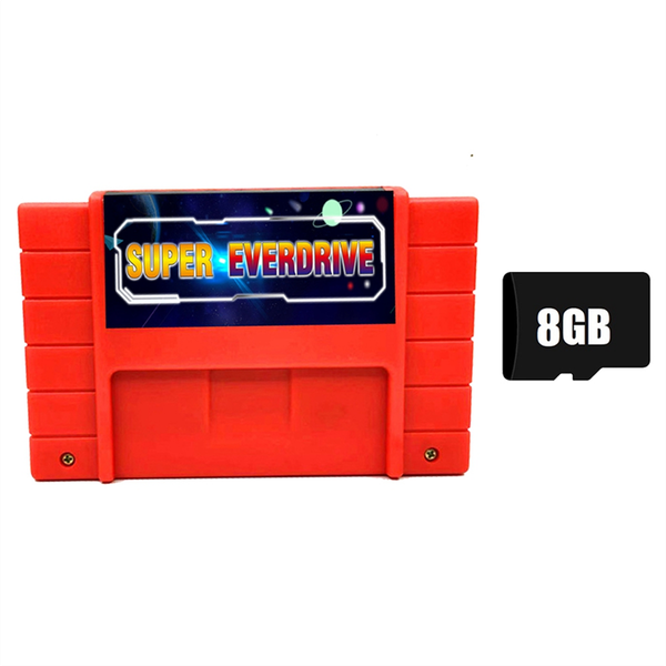 3000-In-1 Game Cartridge for SFC SNES SUPER EVERDRIVE Game Card,E