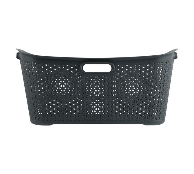 Dark Grey Hidesign Laundry Basket 91600DGR