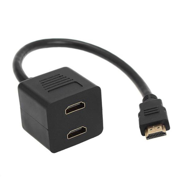 Pro Gaming HDMI Splitter 1 Input to 2 Output 1x Male to 2 x Female