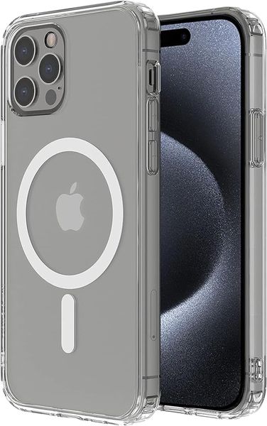 Mag Safe Clear Cover for iPhone 15 Pro Max
