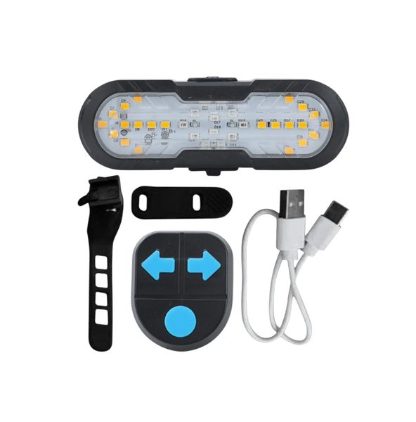 Bike Tail Light With Turn Signals And a Wireless Remote Rontrol