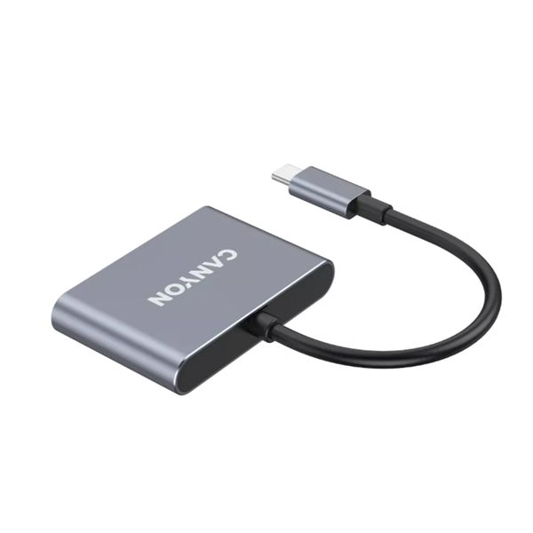 Canyon DS-3 Ultra Compact 3-Port USB-C Hub with USB 3.2 10Gbps