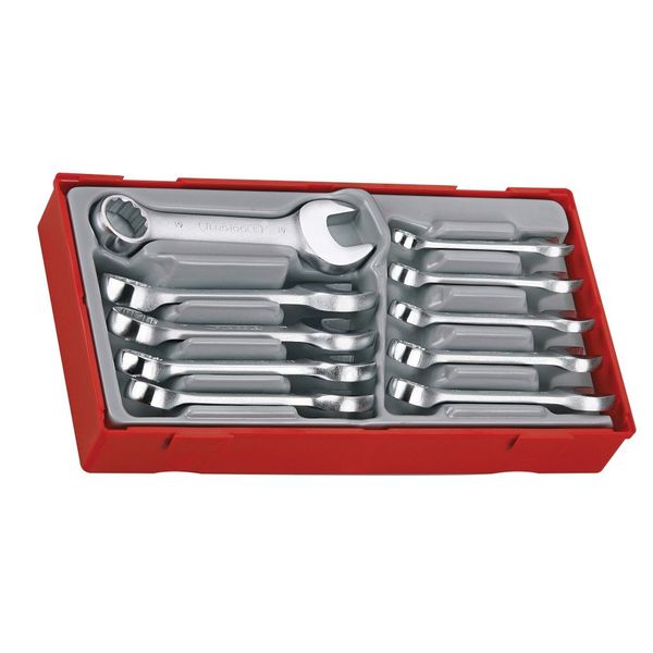 TengTools - Stubby Spanner Tray, 10 Piece - TT6010M
