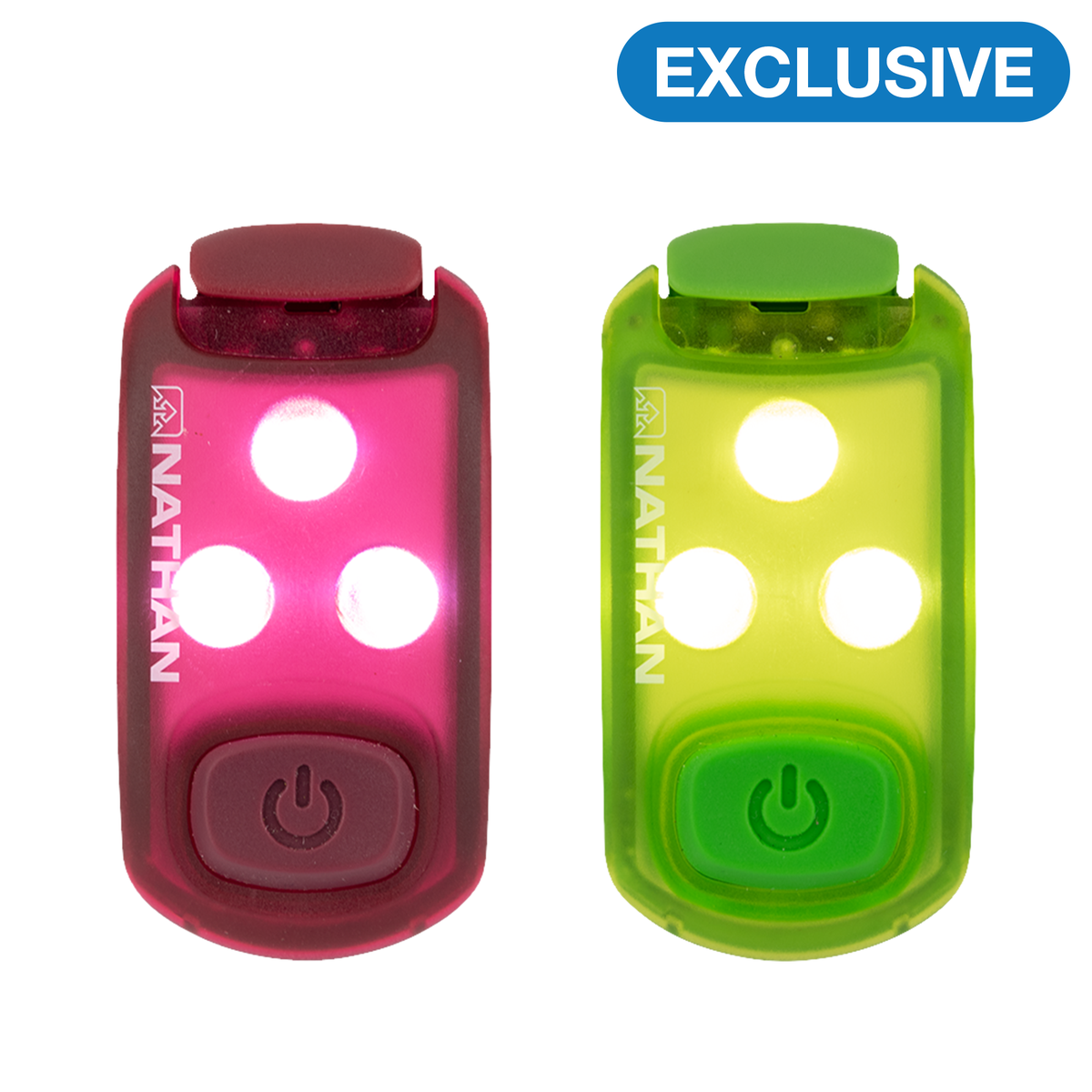 Nathan StrobeLight - Lollipop/Red Dahlia Lime Punch/Classic Green - 2 Pack