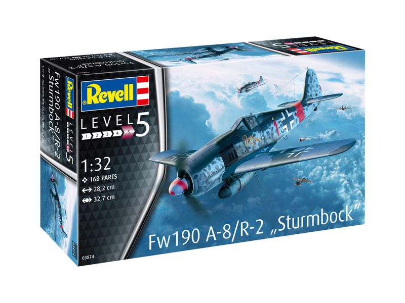 Revell 1/32 Fw190 A-8/R-2 Sturmbock Plane Plastic Model Kit