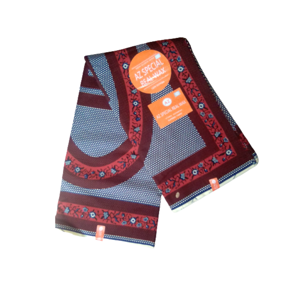 AZ Special Real Wax Fabric - Red &amp; Blue