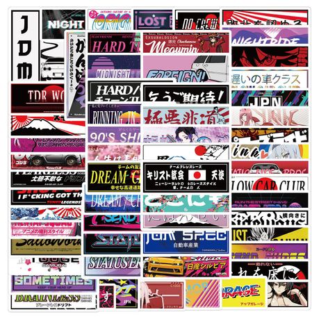 JDM Sticker Mix (66 Piece), Shop Today. Get it Tomorrow!