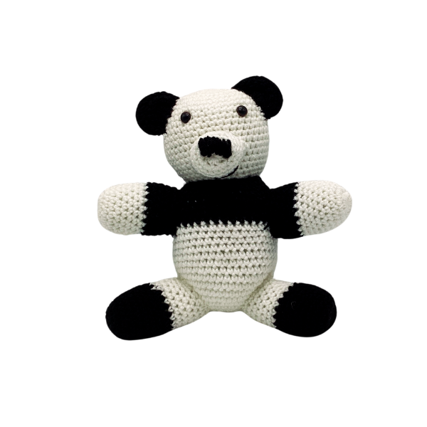Panda - Hand-Knitted Animal Toy