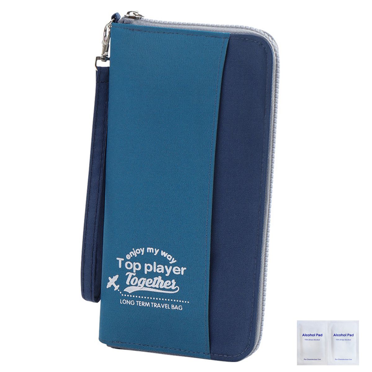 Passport Wallet Card Holder Purse Bag Ticket Clip For Travel Organizer