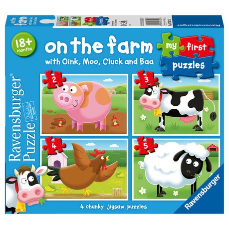 Ravensburger My First Puzzle 2 3 4 5 Piece On The Farm Buy Online In South Africa Takealot Com