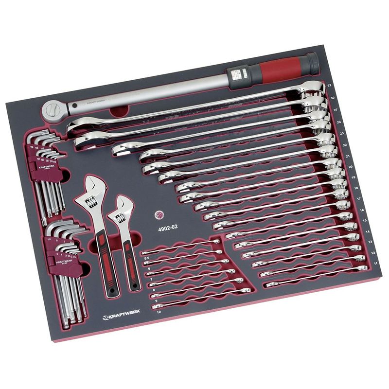 Kraftwerk 45-Piece Torque and Spanner Trolley Insert | Shop Today. Get ...