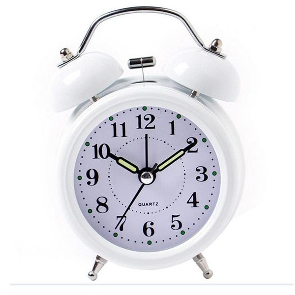 Battery-Powered Analogue Bedside Alarm Clock