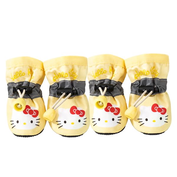 Soft-Sole Waterproof Pet Booties Shoes - Hello Kitty