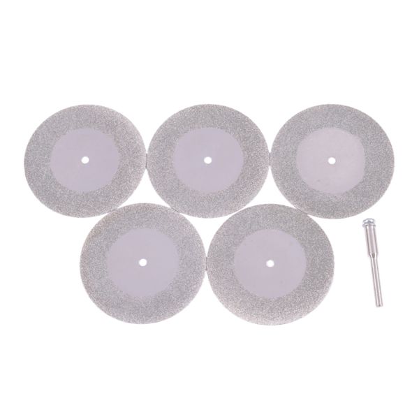 5 Pcs 50Mm Diamond Cutting Discs &amp; Drill Bit Compatible with None