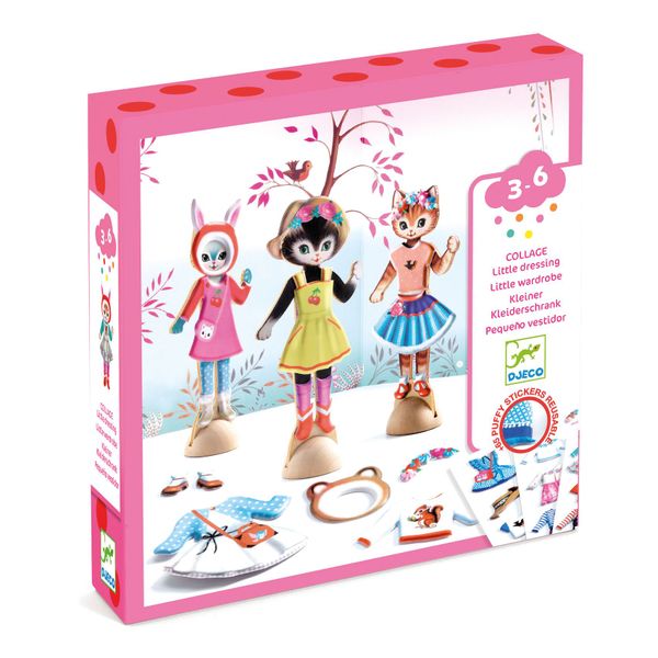 Djeco Dress Up Dolls - Little Wardrobe