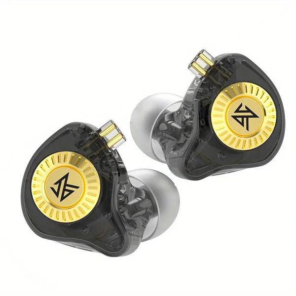 KZ EDX Ultra In Ear Monitor Headphones with Mic - Black