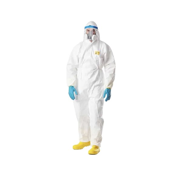 Promax Disposable Chemical Coverall Type 5 &amp; 6 - Hooded PPE Suit