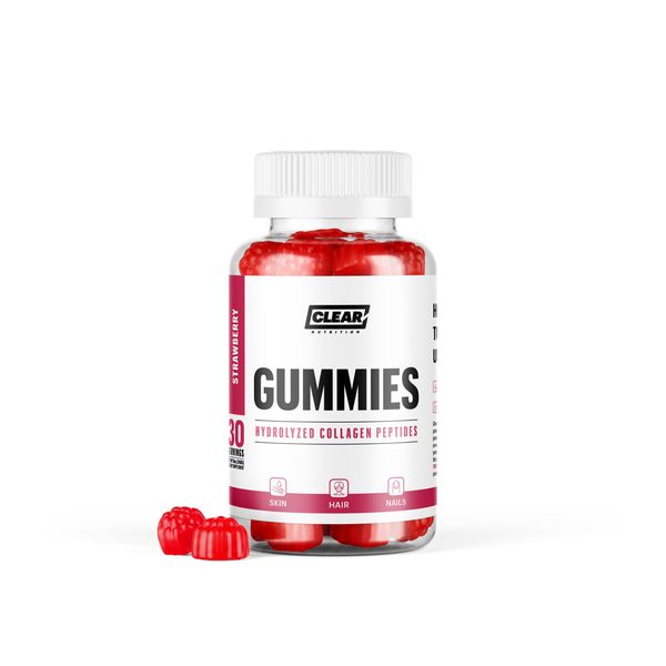 Clear Nutrition Collagen Gummies 30 servings - Strawberry