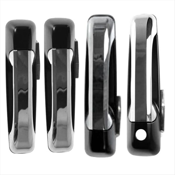 Car Front &amp; Rear Exterior Door Handle Set For Dodge Ram