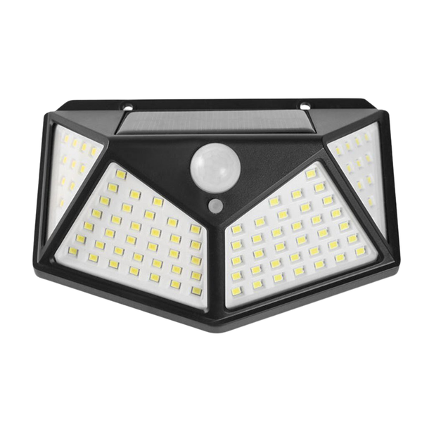100 LED Solar Powered PIR Wall Light With Motion Sensor-CL-100