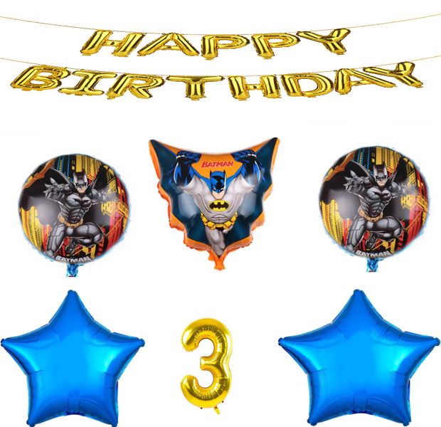 Batman balloon set 3 years