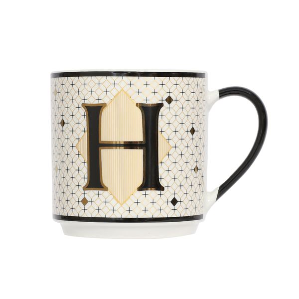 Splosh Monogram Mug - H
