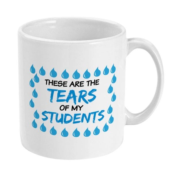 Tears Of My Students Birthday Christmas Teacher Gift Mug