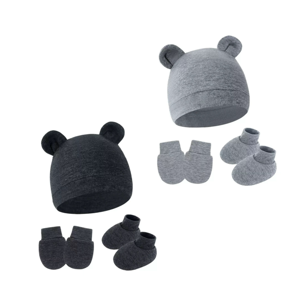 Baby Hats, Mittens And Socks Basic Set Newborn Gift Set - 6 Piece