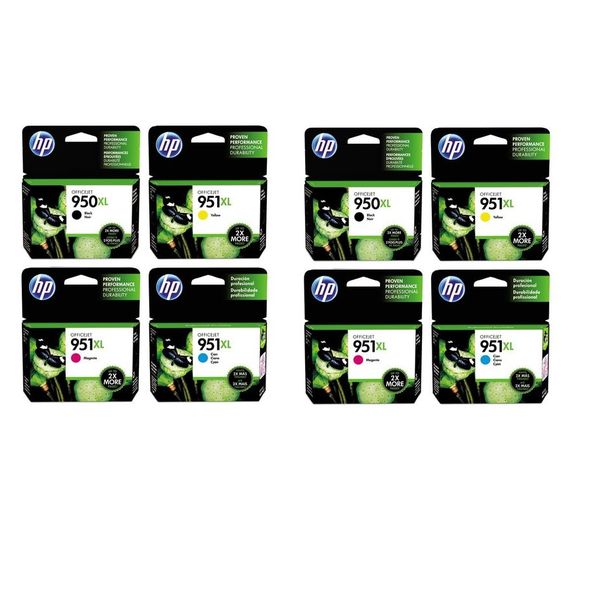HP 950XL Black/HP 951XL Cyan/Magenta/Yellow x 2 COMBO