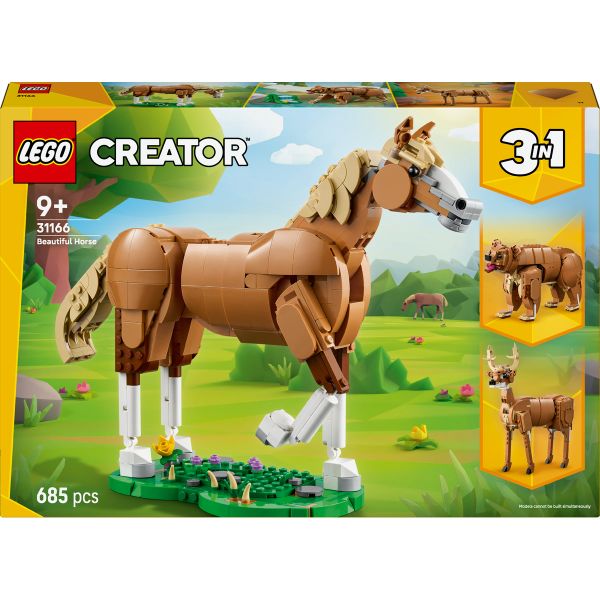 LEGO® Creator 3in1 Beautiful Horse Toy Animal Building Set 31166