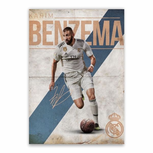 Karim Benzema Real Madrid Poster - A1