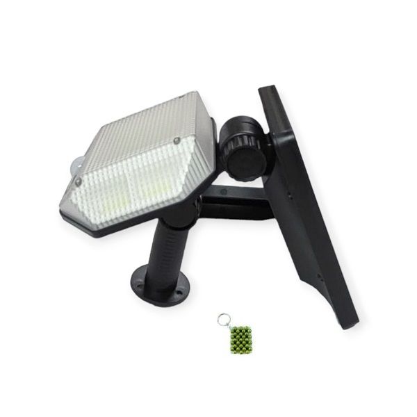 AB-TY58 Solar Powered Wall &amp; Spike Lamp With Remote Control + Key Chain
