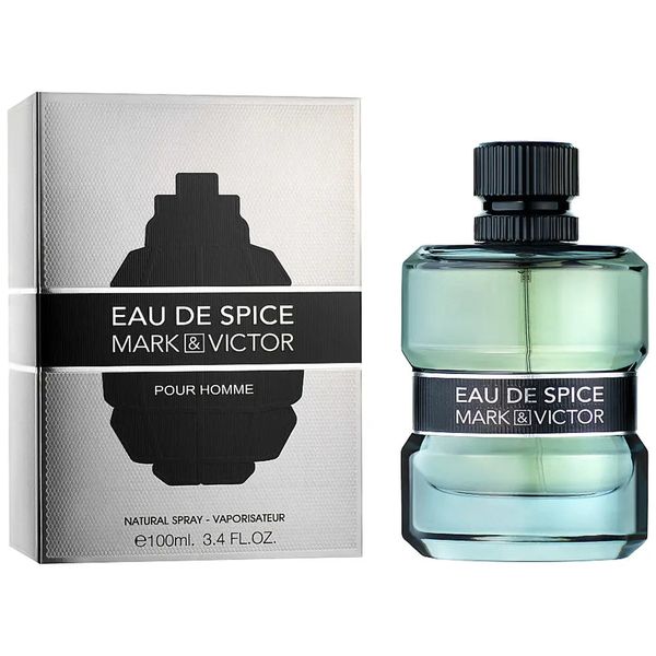 Eau De Spice Mark &amp; Victor Natural Spray Vaporisateur 100ml Fragrance World