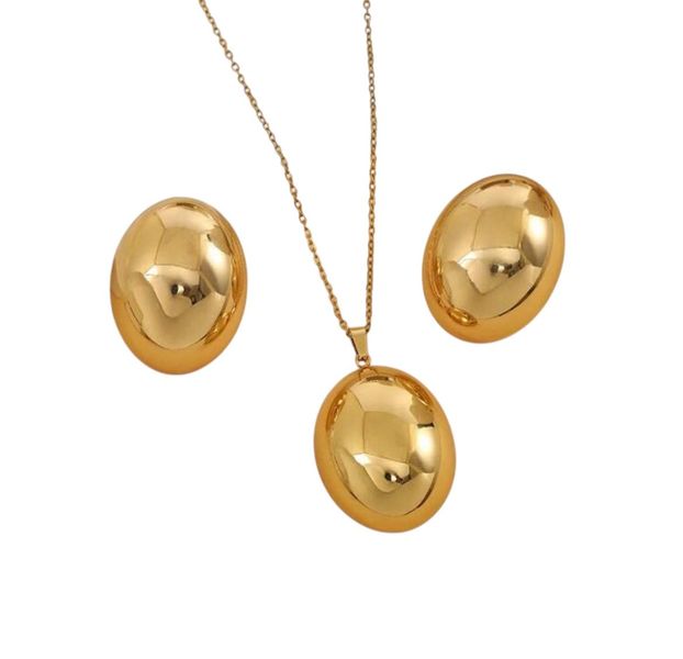 Zuri Elegant Titanium Jewellery Set