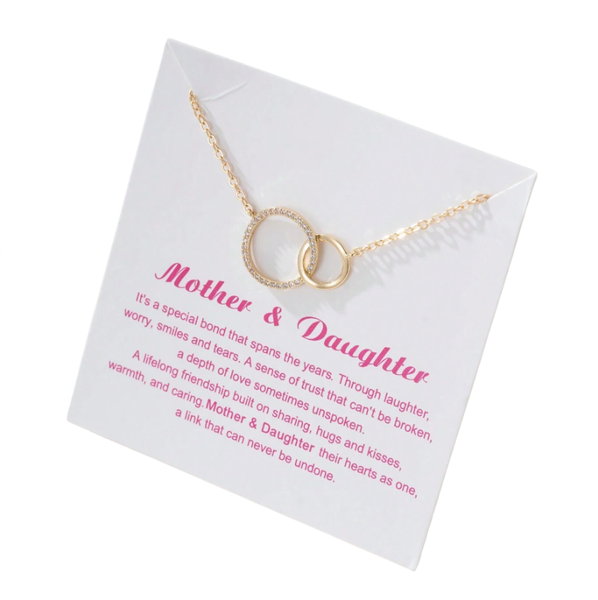 Mother &amp; Daughter Necklace for Mothers Day