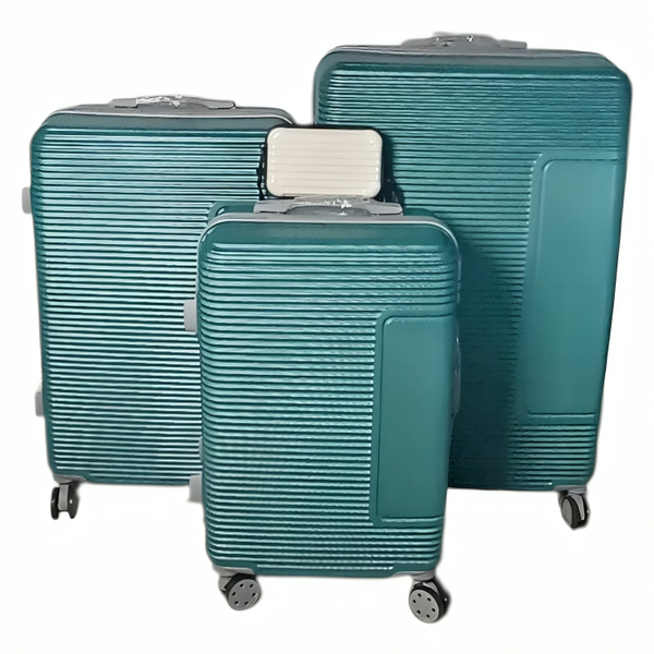 Galaxy G 4-Piece Hard Shell Luggage Set - Teal Green