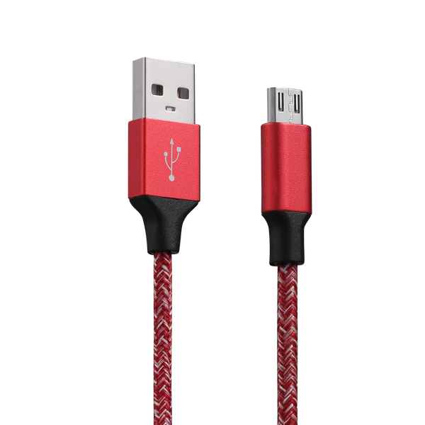 Rocka Micro USB Charging Cable - 1.8m Red/Pink - Durable &amp; Fast
