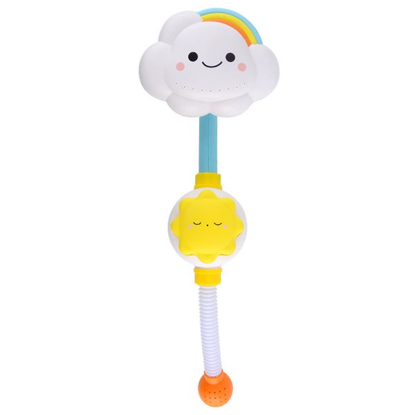 Bath Toy, Cute Stone Bath Toy Set with Water Shower,Fishing Game