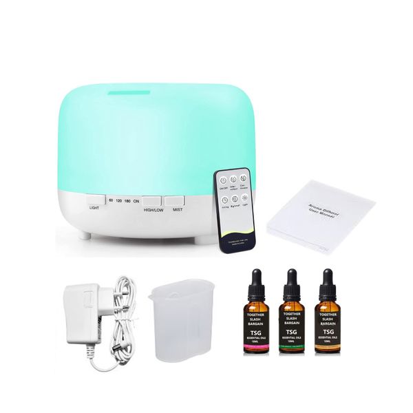 TogetherSlashBargain - Aroma Diffuser 500ml with 3 essential oils