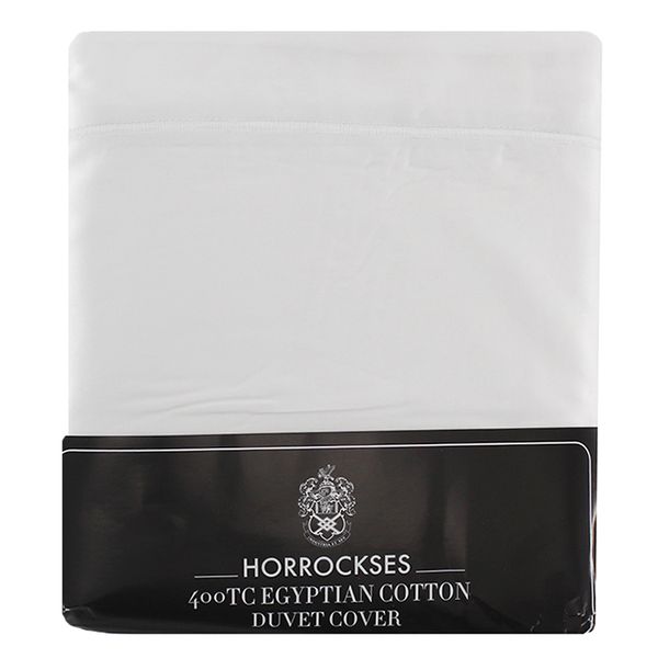 Duvet Cover With 2 Pillowcases - White image