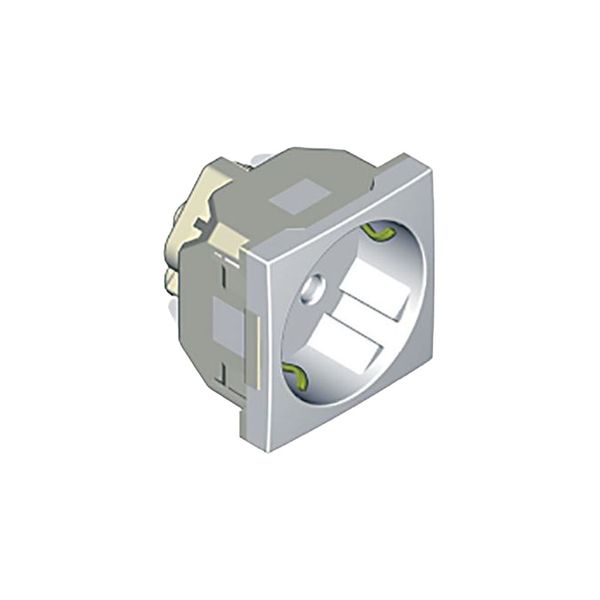 Efapel - Single Schuko Socket 16A 250V For Trunking (W/O Cover)