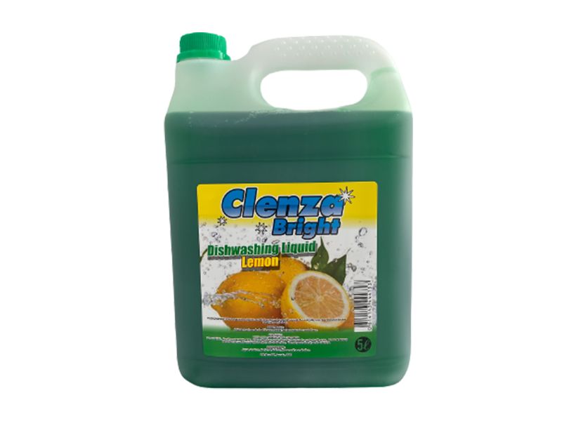 Clenza Bright Dishwashing Liquide Lemon 5Lt