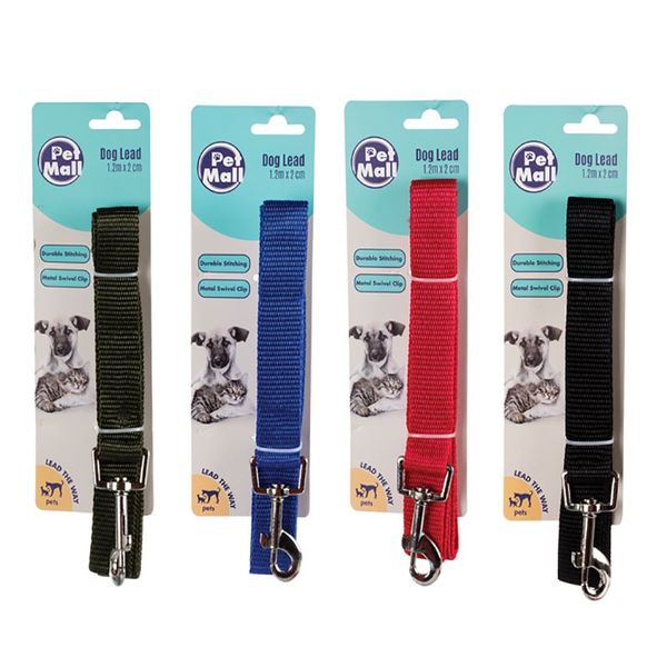 Bulk Pack x 4 Pet Dog-Lead Nylon 23x1200mm