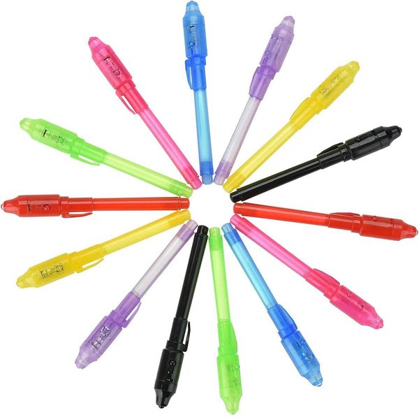 UV Invisible Highlighter, Led Electronic Purple Light Pen