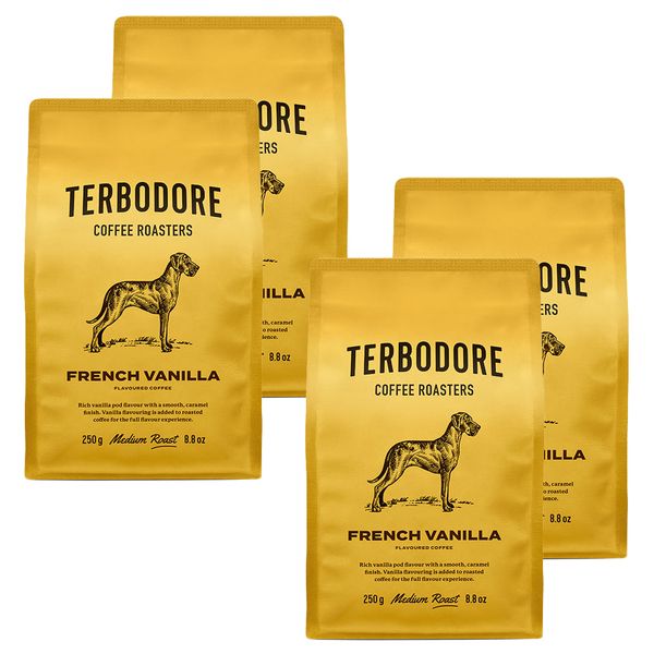 Terbodore French Vanilla Filter Coffee Bundle - 4 x 250g